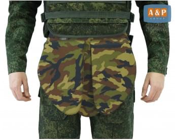 Напашник тактический "Трилистник". Класс защиты Бр 2. Цвет: камуфляж.